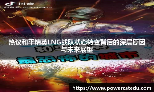 热议和平精英LNG战队状态转变背后的深层原因与未来展望